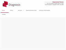 Tablet Screenshot of diagnosis.com.br